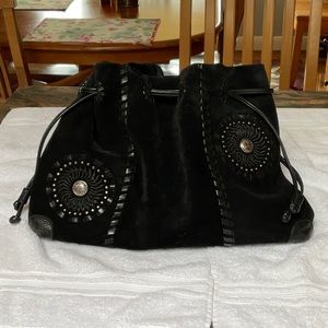 Brighton suede hobo purse